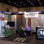Martin's Flooring Booth at the Lancaster Home Show