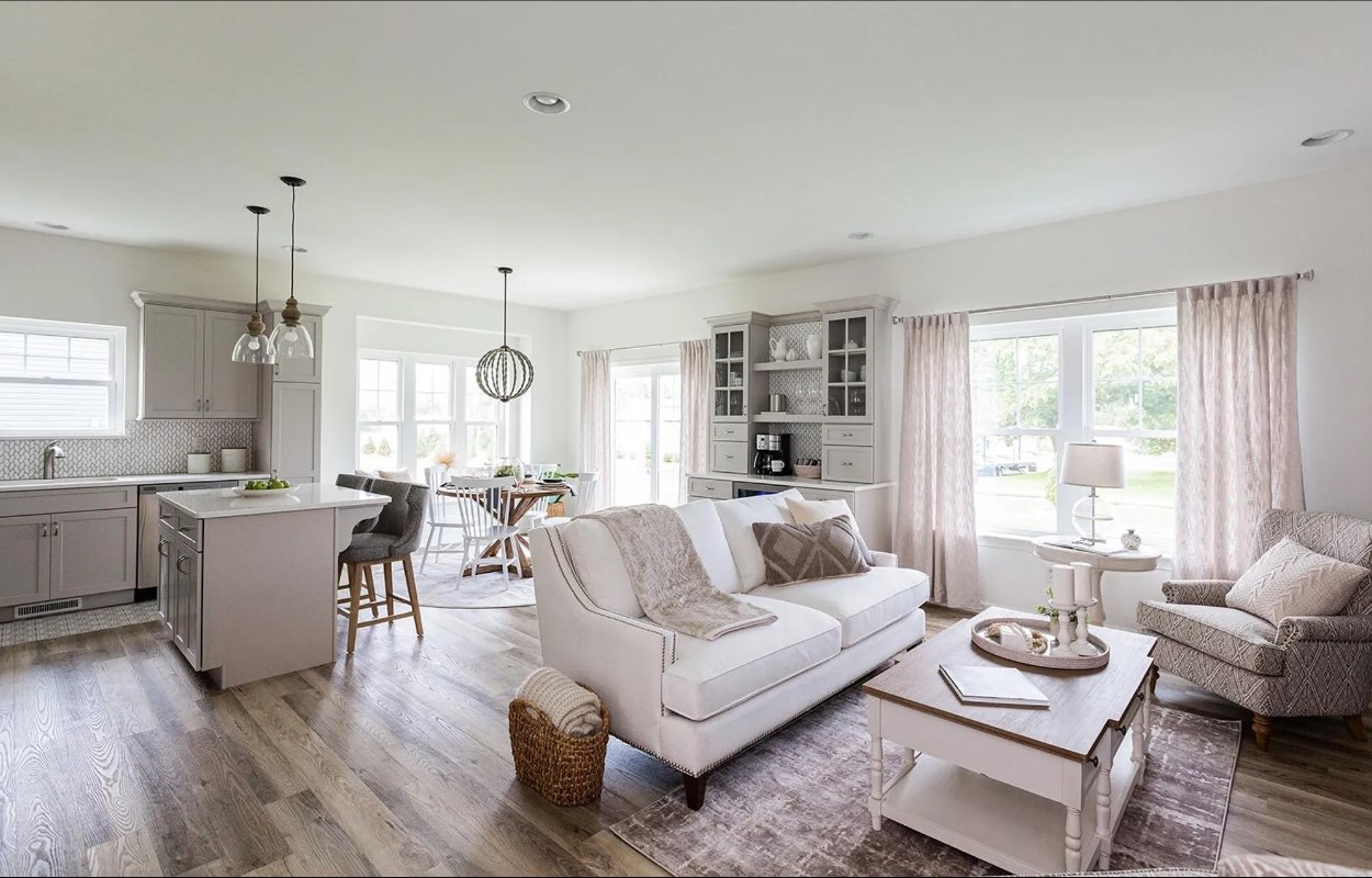 brown plank flooring