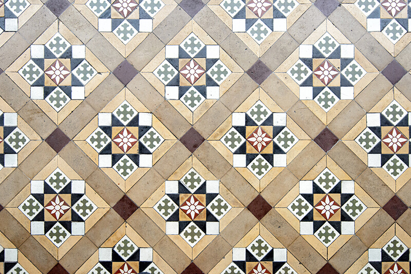 decorative patterned tiles
