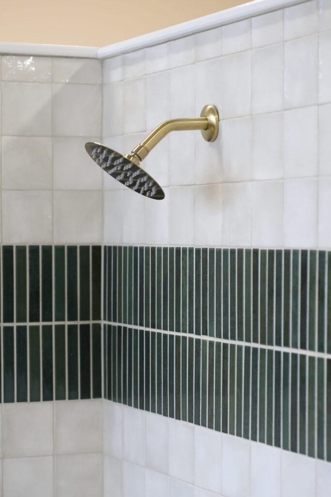 Shower closeup