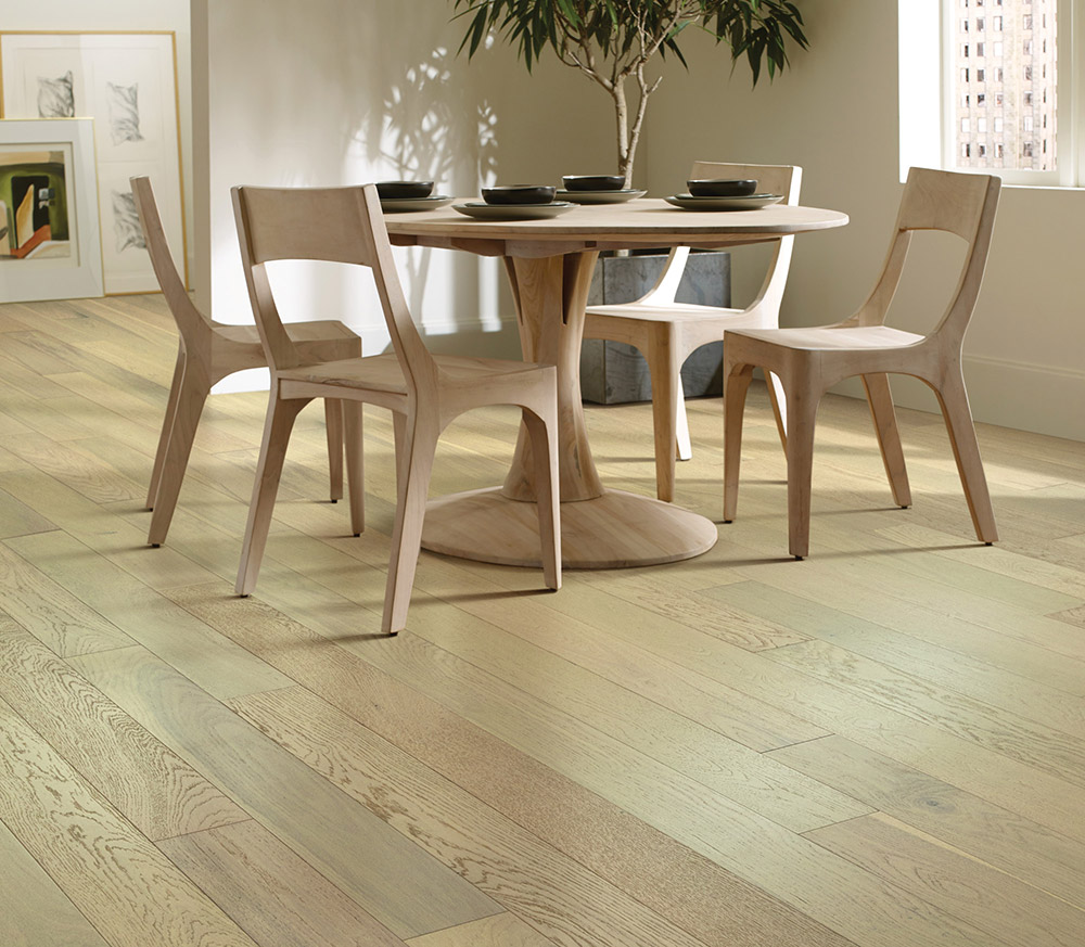 Interior room with hardwood flooring