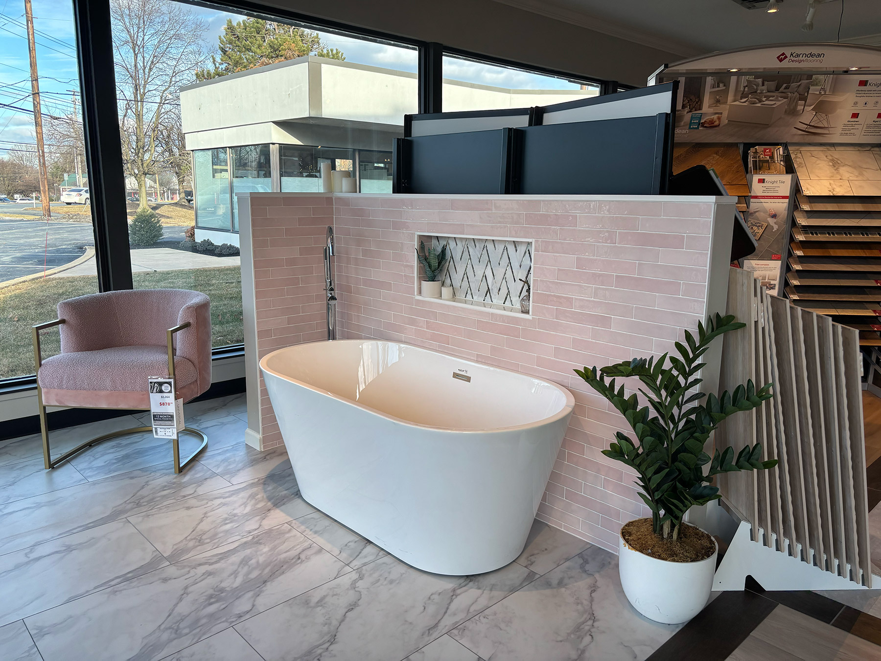 bath installation display
